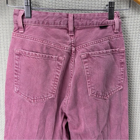 PacSun Womens Jeans Size 23 Pink 90s Boyfriend Hi Rise Relaxed Summer Barbiecore - Picture 4 of 7